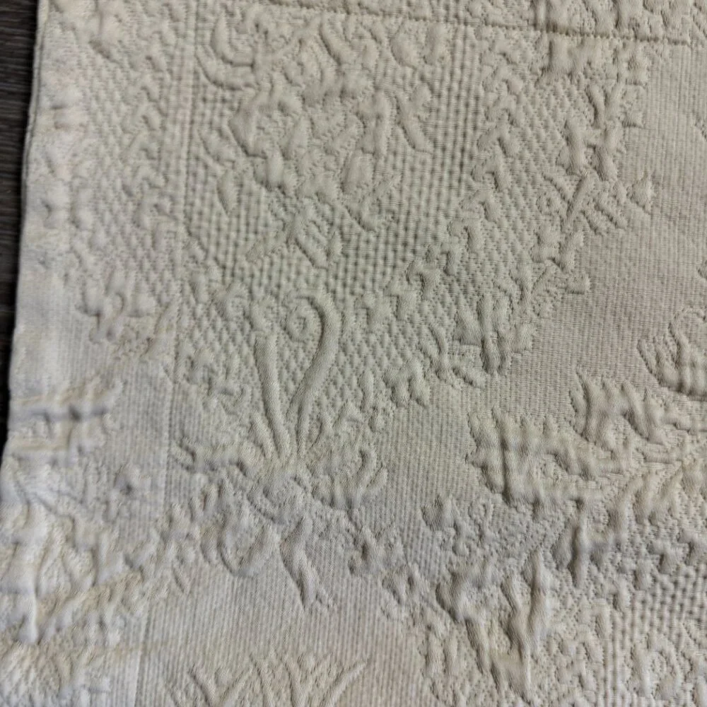 SFERRA  ITALY Set of 2 Pillow Sharm Case Cover Champagne Textured Egypt Cotton